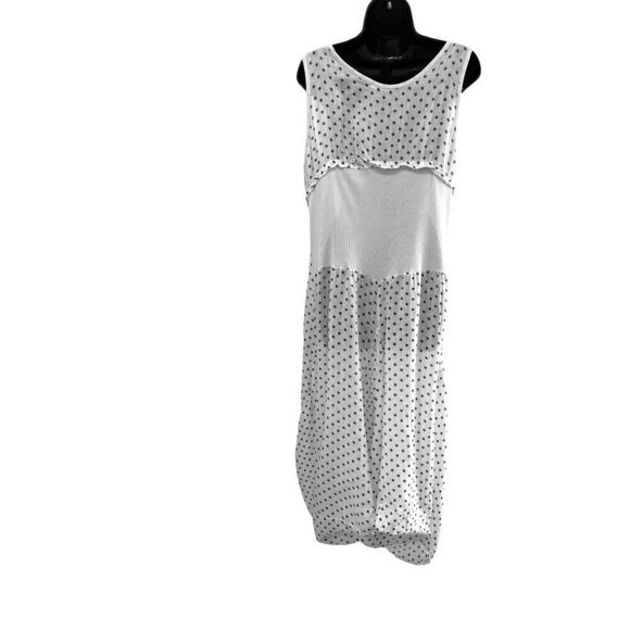 Linen womens Long flowy summer dress size med.Longest length 50” - Picture 9 of 11